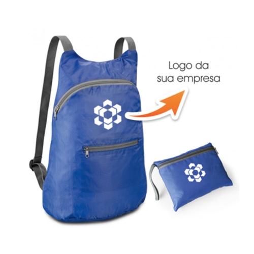 Mochilas personalizadas, mochilas femininas, mochila masculina, mochila para notebook 
 - Mochila Dobrável em Nylon 210